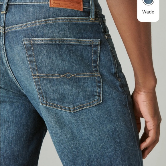 Box41 Lucky Brand Men's Blue Jeans Size 32/34 - Picture 5 of 9